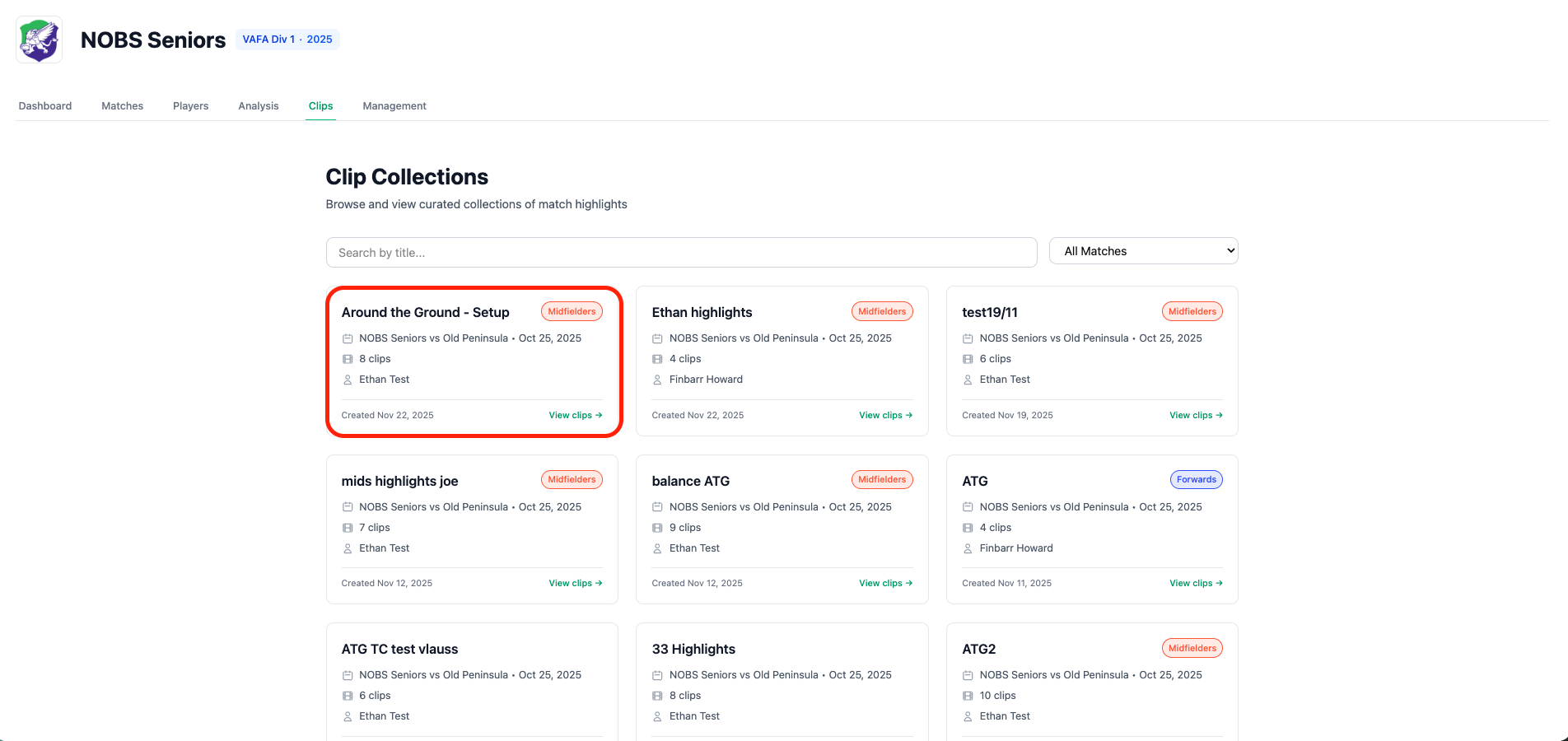 Navigate to Clips p2